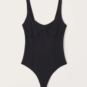 Abercrombie Seamless Fabric Corset Bodysuit